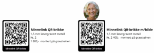 Minnelink QR-brikke, Jølstad gravstein